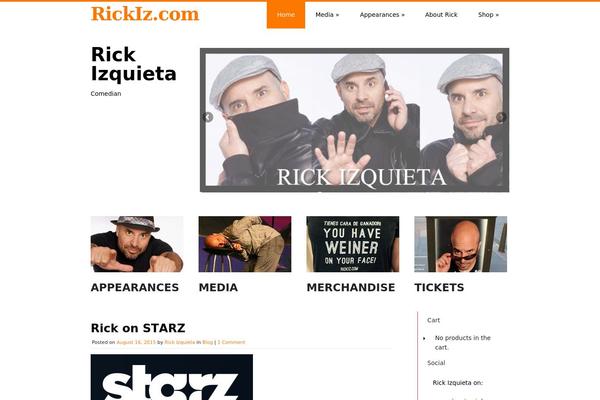 discover theme site design template sample