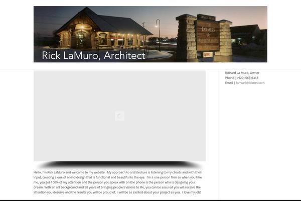 Divi Child theme site design template sample
