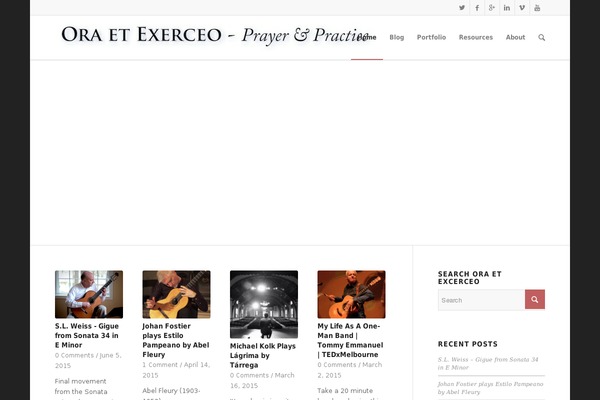 Site using Audiotheme plugin