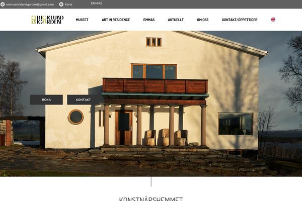 ricklundgarden.com site used Linjar