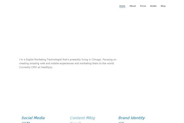 Dante theme site design template sample