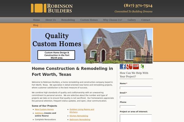 rickrobinsonbuilders.com site used Robinson