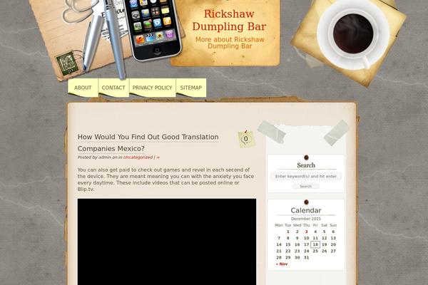 Desk Mess Mirrored theme site design template sample