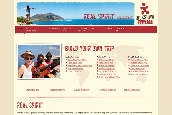 rickshaw theme websites examples