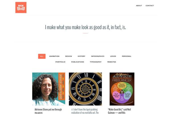 Twenties theme site design template sample