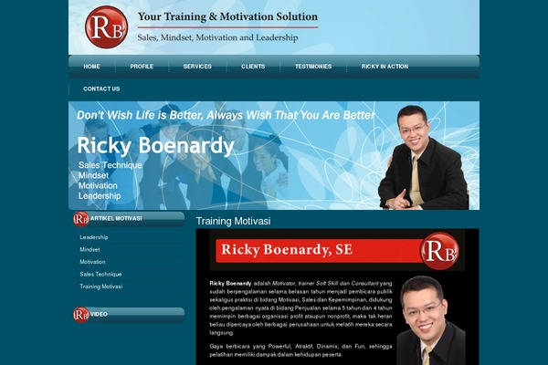 Skyline theme site design template sample
