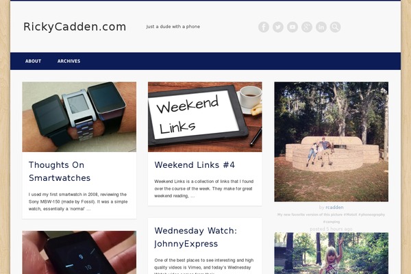 Pinboard theme site design template sample