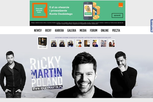 rickymartin.pl site used Pink