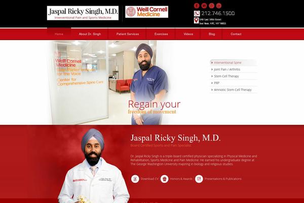 YPO theme site design template sample