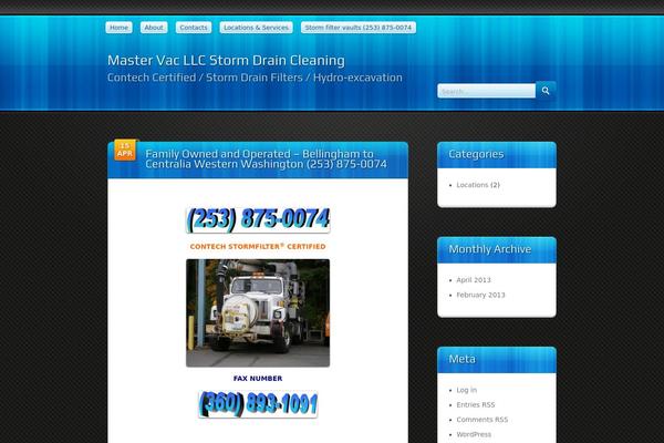 Bloxy Two theme site design template sample