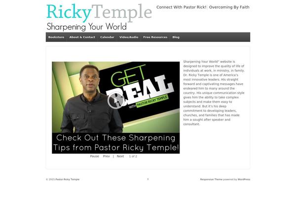 rickytemple.com site used Delicio