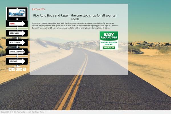 ricoautobody.com site used Helix