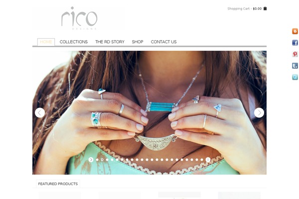 Blanco theme site design template sample