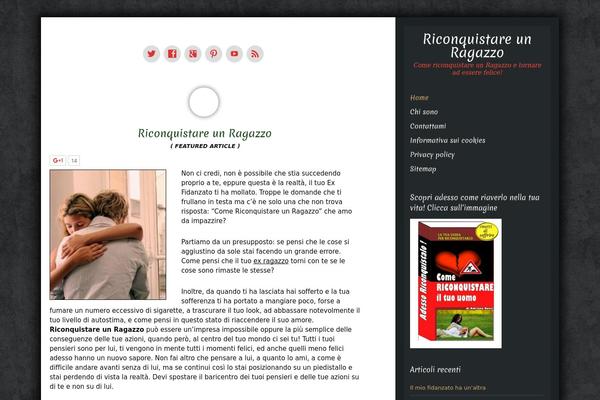 Luminescence Lite theme site design template sample