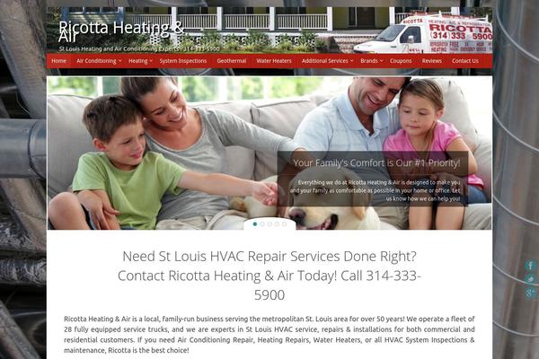 Tempera theme site design template sample