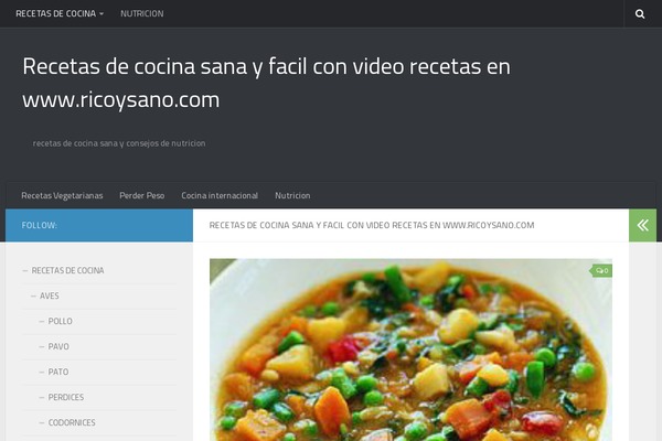 Hueman theme site design template sample
