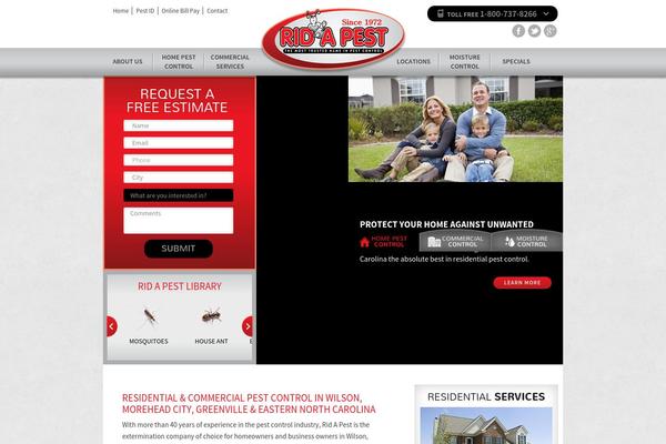 Site using Responsive Pricing Table plugin