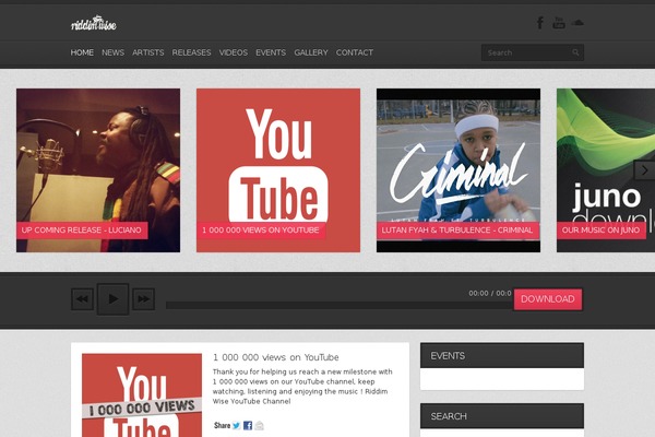 Replay theme site design template sample