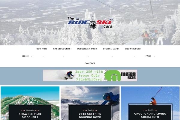 rideandskine.com site used Maple