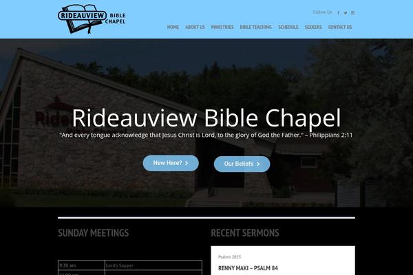 Site using Sermon Manager plugin
