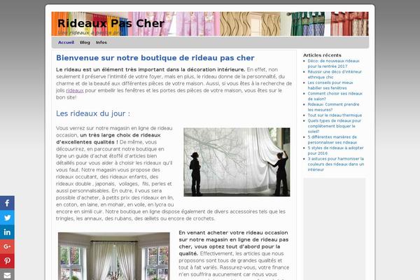 Weaver theme site design template sample