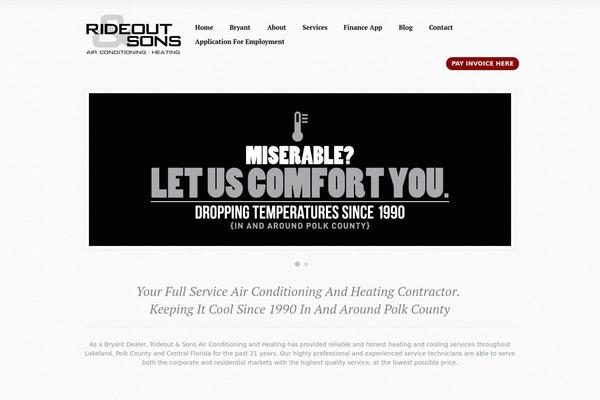 Echo theme site design template sample