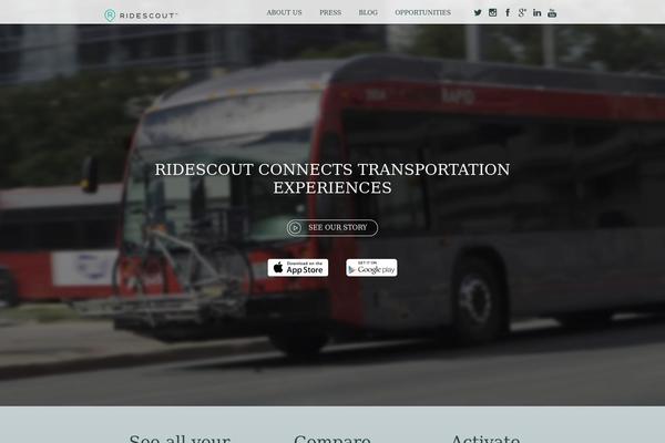 ridescout.com site used Ridescoutapp