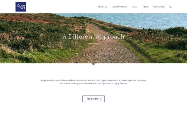 Durus theme site design template sample