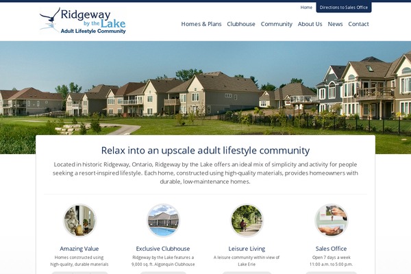 ridgewaybythelake.com site used Ridgeway