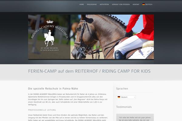 inFocus theme site design template sample