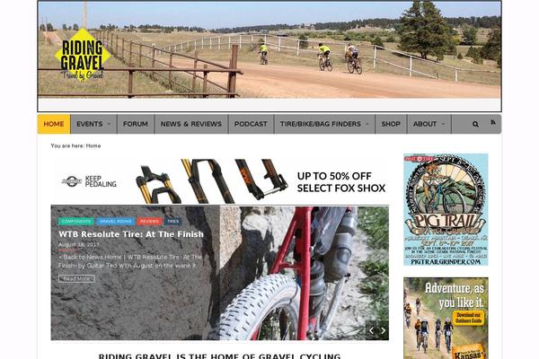 ridinggravel.com site used Flashwp-pro