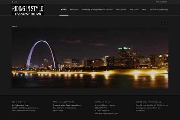 Enfold theme site design template sample