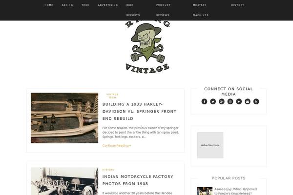 Simplemag theme site design template sample