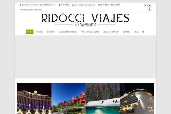 The7 theme site design template sample
