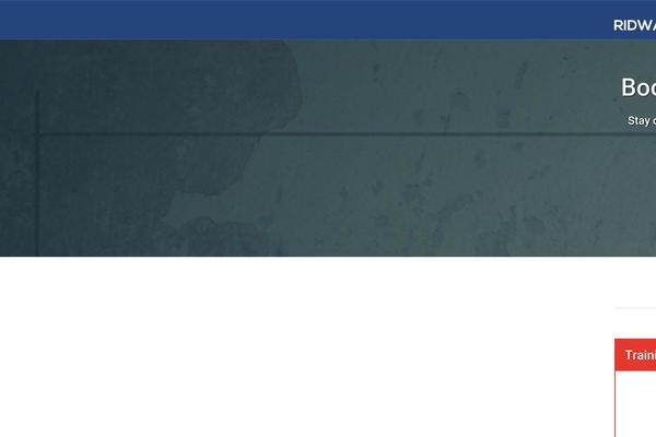 Rise theme site design template sample