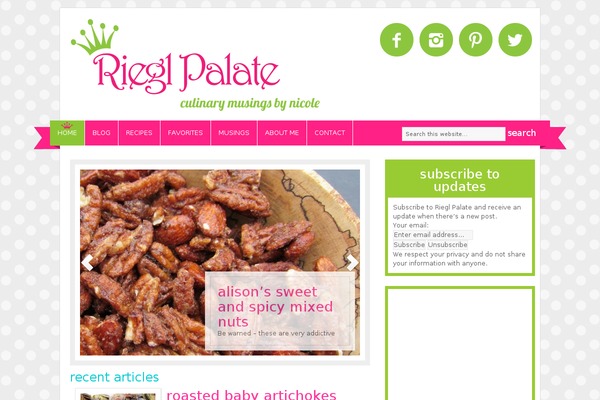 Site using Yummly Rich Recipes plugin