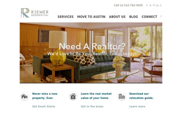 Blocked theme site design template sample