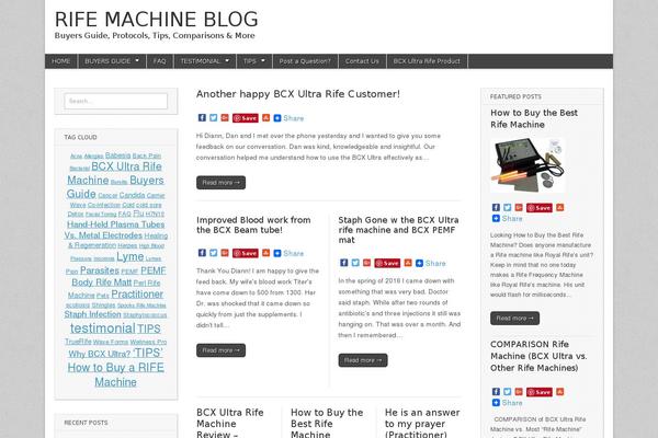 rifemachineblog.net site used Magazine Basic