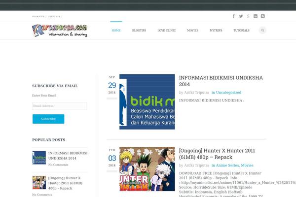 Mexin theme site design template sample