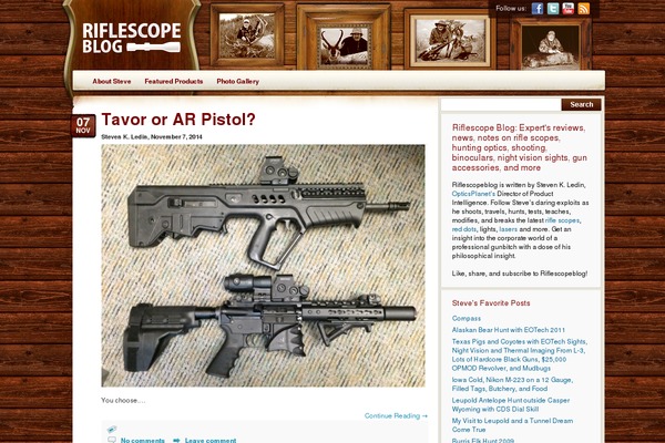 riflescopeblog theme websites examples