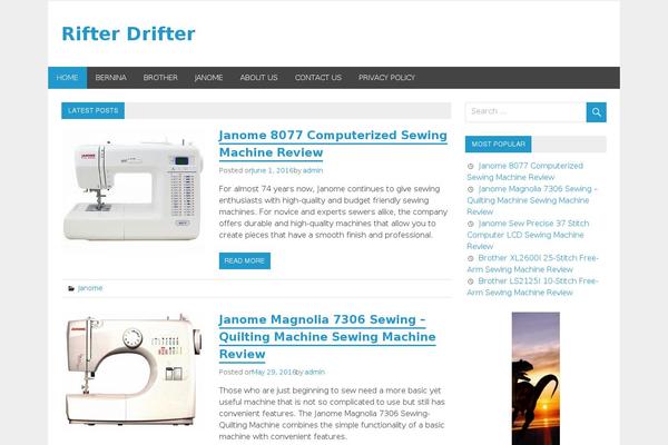 Merlin theme site design template sample