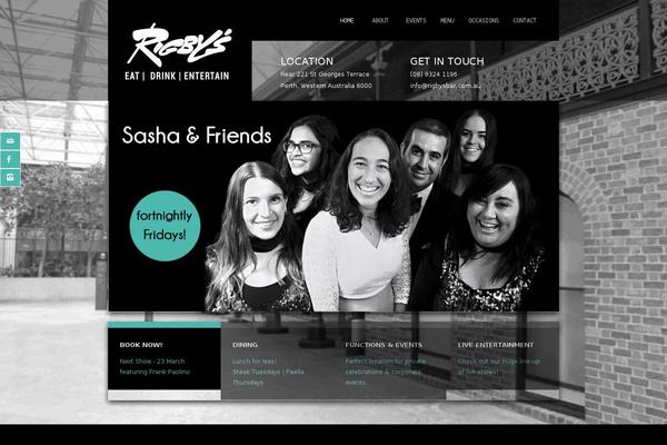 Coffee Shop theme site design template sample