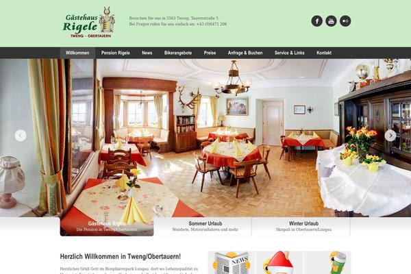 Impression theme site design template sample