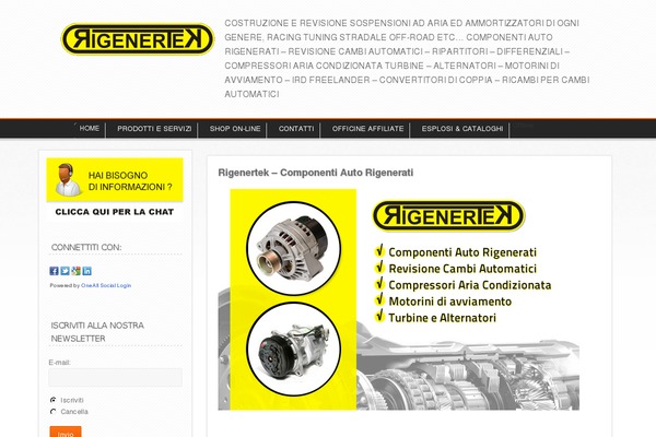 Mio theme site design template sample