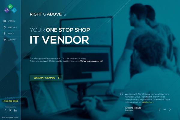rightandabove.com site used Raa
