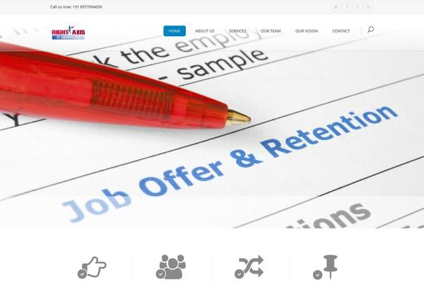 inCreate theme site design template sample