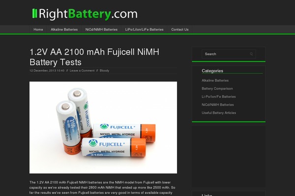 rightbattery.com site used Evdb