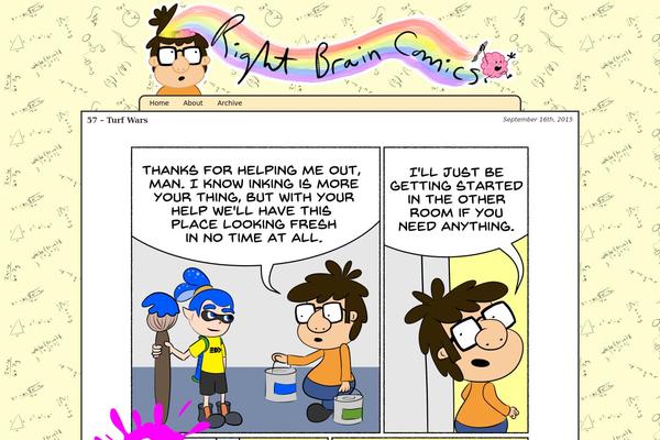 ComicPress theme site design template sample