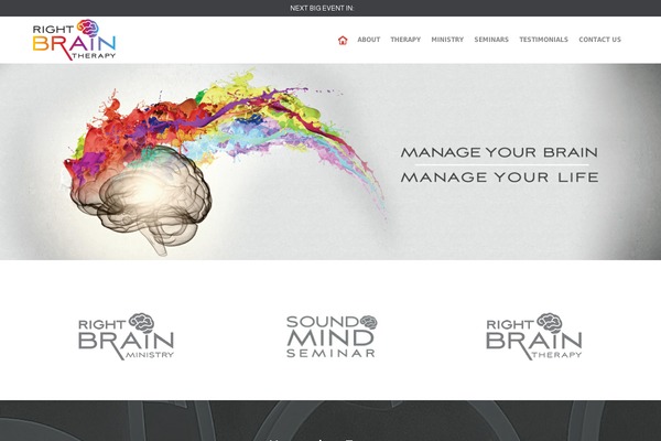 rightbraintherapy.com site used Church and Event