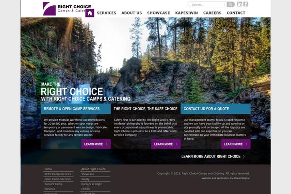 Rc theme site design template sample